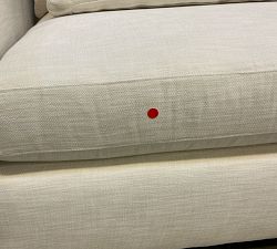 Open Box: Westwood Square Arm Grand Sofa (102"), 2x2 - Premium Performance Basketweave Ivory