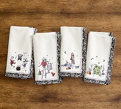 Nightmare Before Christmas Cotton Napkins - Mixed Set of 4
