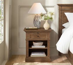 Marlo Stone Ribbed Table Lamp (19")
