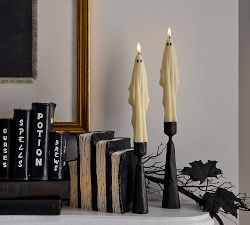 Flameless Halloween Taper Candle Collection