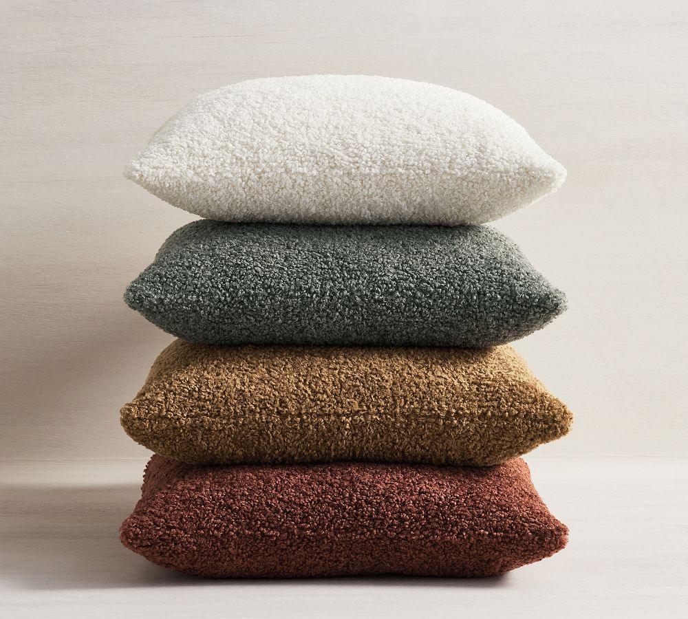Cozy Teddy Faux Fur Pillow Cover by Pottery Barn