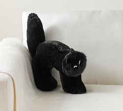 Black Cat Pillow Cover