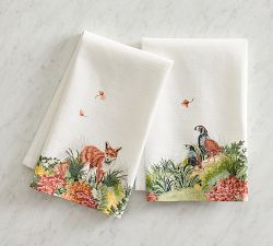 Fantastical Forest Cotton Hand Towels - Set of 2