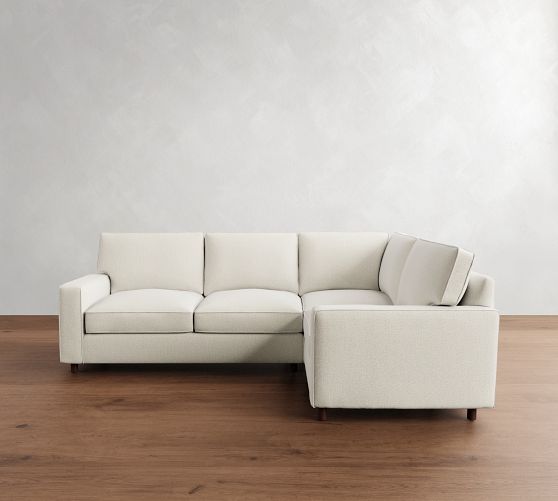 PB Comfort Square Arm 3-Piece Sectional (106") by Pottery Barn