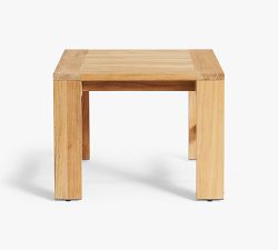 Malibu Teak Square Outdoor Side Table (24")
