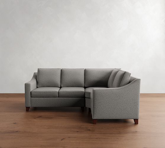Cameron Slope Arm 3-Piece Wedge Sectional (100") by Pottery Barn