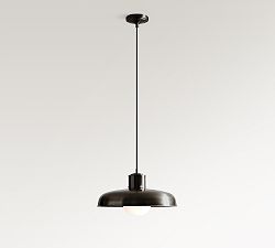 Carneros Milk Glass Indoor/Outdoor Pendant (18")