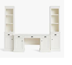 Aubrey Executive Desk with Storage Cabinets (108")