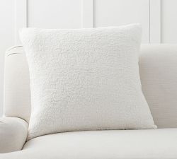 Bryce Sherpa Back Check Pillow Cover