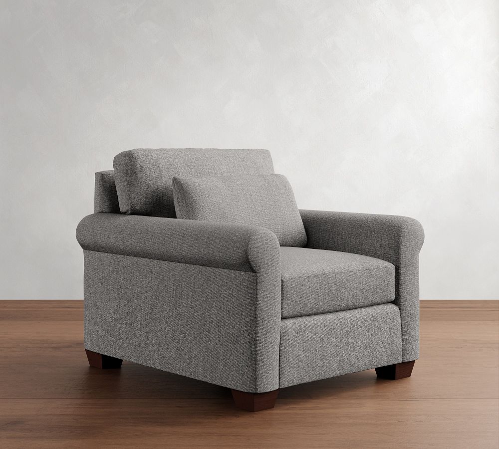 York Roll Arm Deep Seat Chair by Pottery Barn