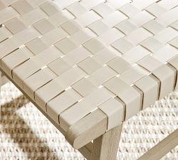 Abbott Acacia Woven Outdoor Dining Chair