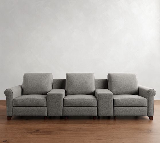 Cameron Roll Arm Power Reclining Sofa (72"-129") by Pottery Barn