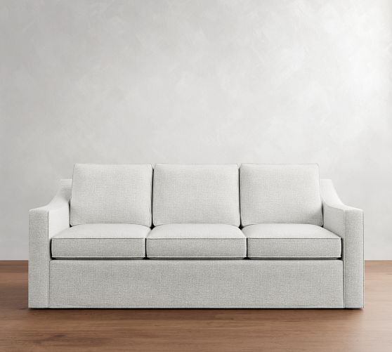 Cameron Slope Arm Slipcovered Side Sleeper Sofa (91") by Pottery Barn