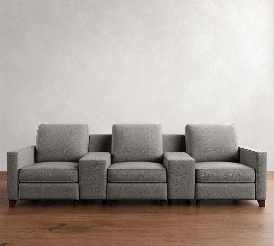 Cameron Square Arm Power Reclining Sofa (68"-125") by Pottery Barn