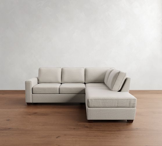 Fremont Square Arm 3-Piece Bumper Sectional (93") by Pottery Barn
