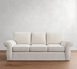 Pearce Roll Arm Slipcovered Sleeper Sofa  (89")