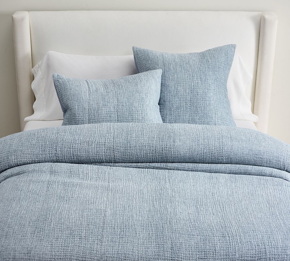 Cloud Duvet Cover - Steel Blue, King/Cal. King