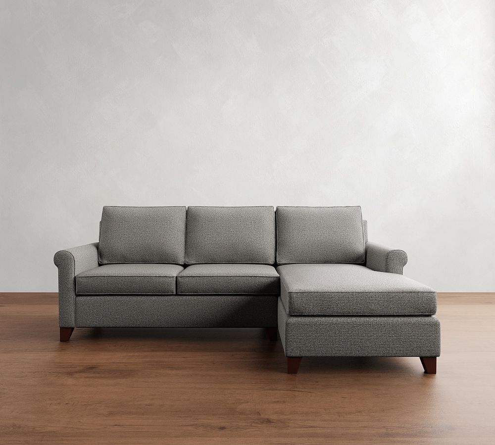 Cameron Roll Arm Chaise Sectional (100") by Pottery Barn