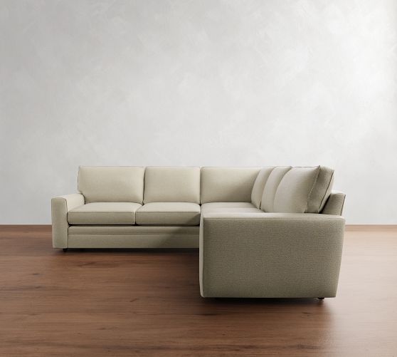 Pearce Square Arm 2-Piece L-Shaped Sectional (110") by Pottery Barn