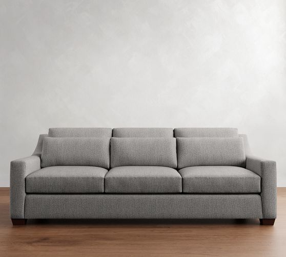 York Slope Arm Deep Seat Sofa (60"-108") by Pottery Barn