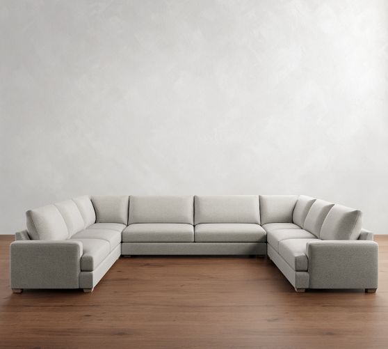 Canyon Square Arm U-Shaped Sectional (144"-180") by Pottery Barn