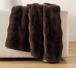 Cascade Faux Fur Throw