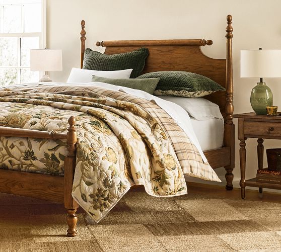 Lydia Palampore Embroidered Quilt by Pottery Barn