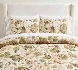 Lydia Palampore Embroidered Quilted Sham