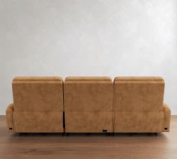 Parker Leather Power Reclining Sofa (79"&ndash;112")