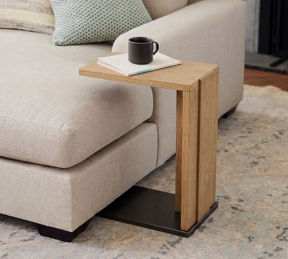 Aldon Rectangular C-Table (12") by Pottery Barn