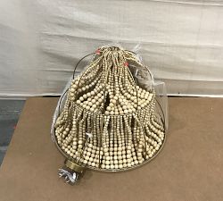 Open Box: Bristol Wood Bead 2Tier Chandelier ( 30") - Natural