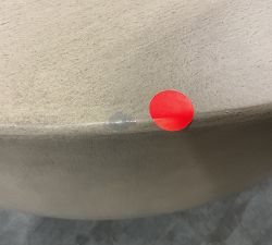 Open Box: Byron Round Coffee Table (39") - Mason Gray