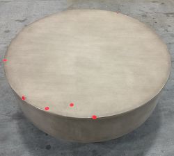 Open Box: Byron Round Coffee Table (39") - Mason Gray