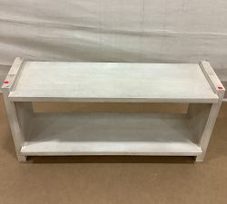 Open Box: Cayman Shoe Bench, Wide (36") - Biscotti