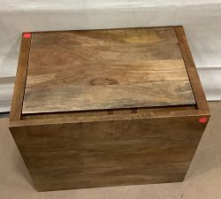 Open Box: Cayman Wall Drop Down Cabinet - Antique Umber