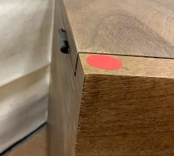 Open Box: Cayman Wall Drop Down Cabinet - Antique Umber