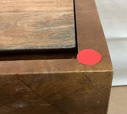 Open Box: Cayman Wall Drop Down Cabinet - Antique Umber
