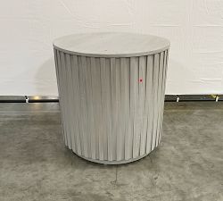 Open Box: Coloma Round End Table (24") - Light Gray