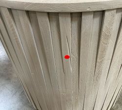 Open Box: Coloma Round End Table (24") - Light Gray