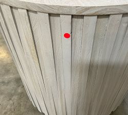 Open Box: Coloma Round End Table (24") - Light Gray