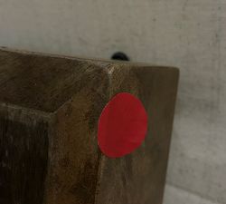 Open Box: Decorative French Wine Riddling Wall Rack (21"W x 57"H) -  Rustic Knotty Finish