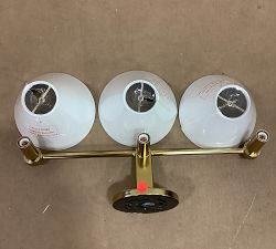 Open Box: Everett Metal Triple Sconce (24") - Aged Brass