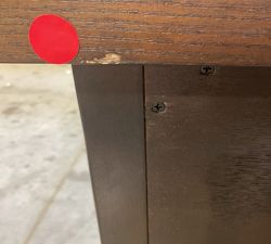 Open Box: Farmhouse 4-Drawer Nightstand (28.5") - Sienna Brown