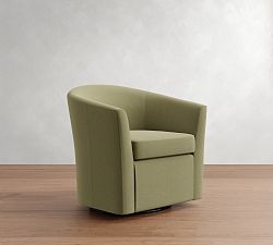 Open Box: Hyde Swivel Chair - Performance Suede Moss