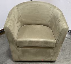 Open Box: Hyde Swivel Chair - Performance Suede Moss