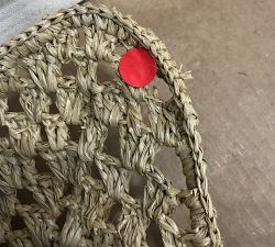 Open Box: Isla Woven Basket Wall Decor, Large (33" x 29") - Natural