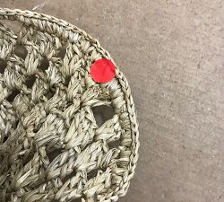 Open Box: Isla Woven Basket Wall Decor, Large (33" x 29") - Natural