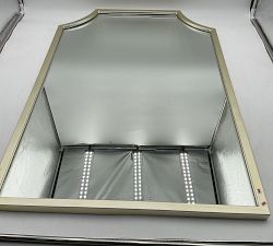 Open Box: Juniper Metal Wall Mirror - Silver