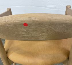 Open Box: Laguna Leather Counter Height Stool (24") - Keystone Sandstone, Seadrift