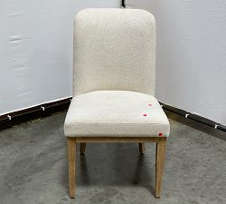 Open Box: Layton Grand Upholstered Dining Chair - Performance Boucle Oatmeal, Seadrift